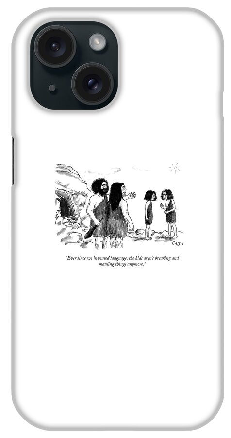 The Invention Of Language iPhone Case