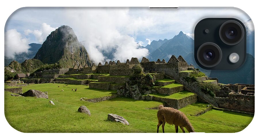 Machu Picchu iPhone Case featuring the photograph The Lost Inca City Of Machu Picchu by Elmvilla