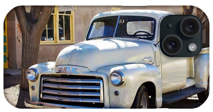 Hillsboro New Mexico iPhone Case featuring the photograph The Magic of the 1949 GMC 100 by Barbara Chichester