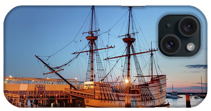 Water's Edge iPhone Case featuring the photograph The Mayflower II by Denistangneyjr