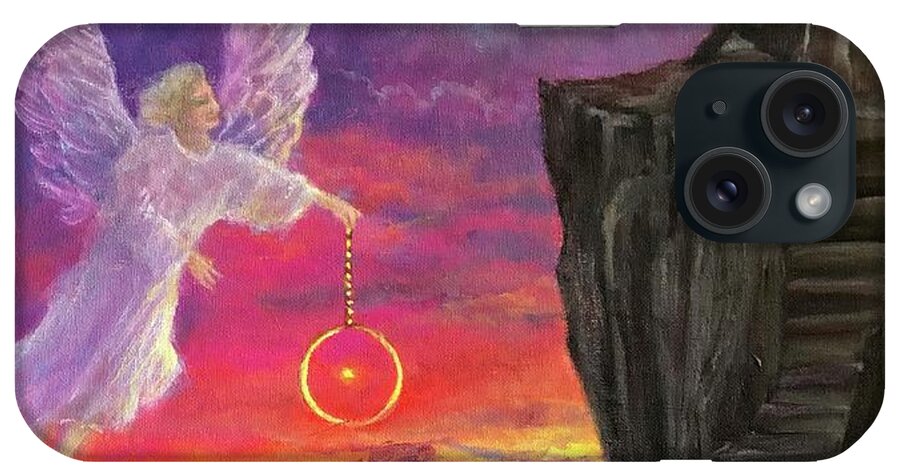 Morning iPhone Case featuring the painting The Morning Star by Rand Burns