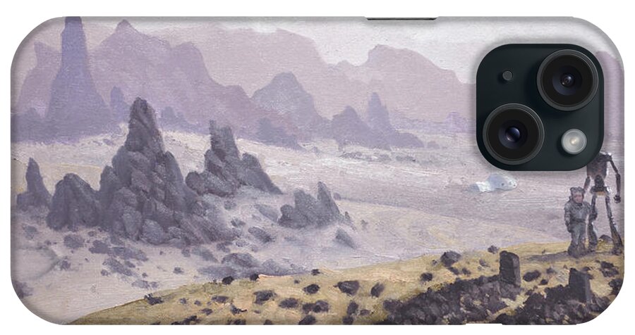  iPhone Case featuring the painting The Pioneers by Armand Cabrera