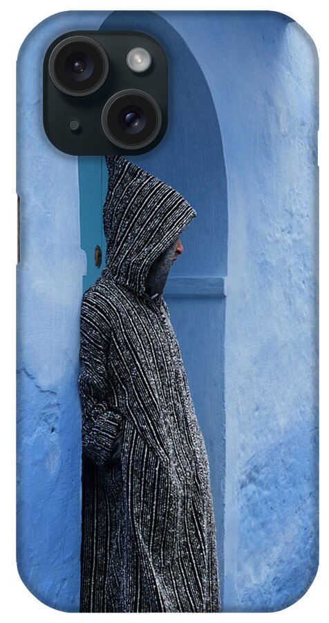 Chefchaouen iPhone Case featuring the photograph The Quiet Man by Jessica Levant