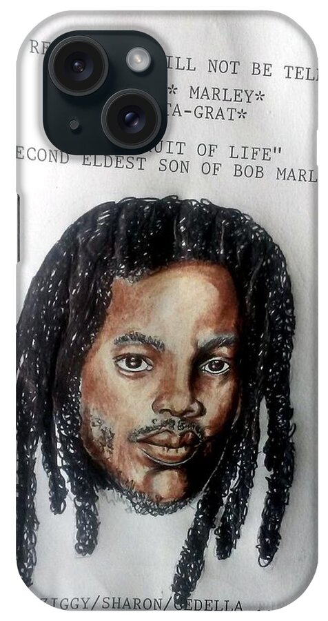 Black Art iPhone Case featuring the drawing The Revolution Will Not Be Televised by Joedee
