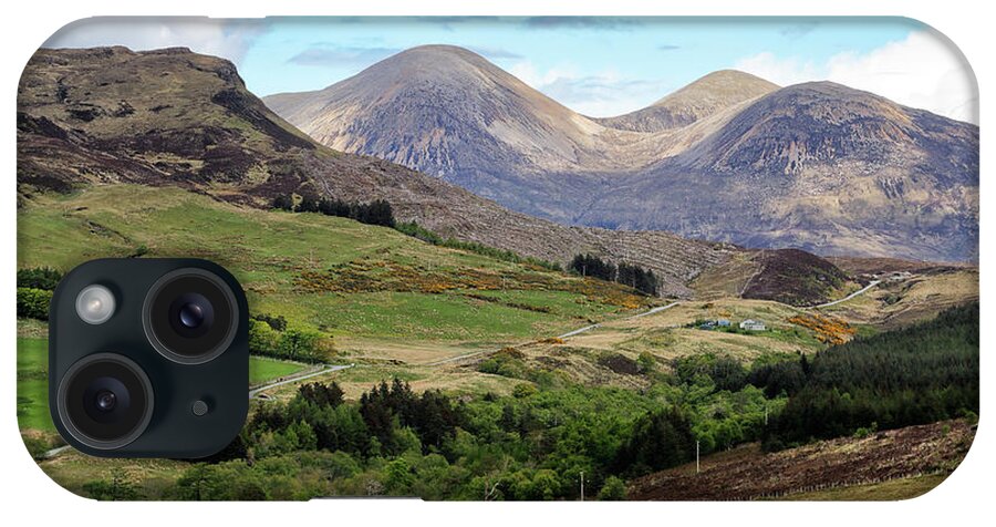 Beinn Na Caillich iPhone Case featuring the photograph The Road to Beinn na Caillich by Nicholas Blackwell