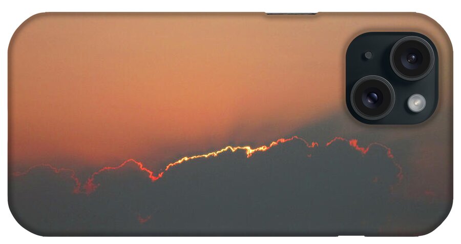 Landscape iPhone Case featuring the photograph The Silver Lining by Sharon Williams Eng