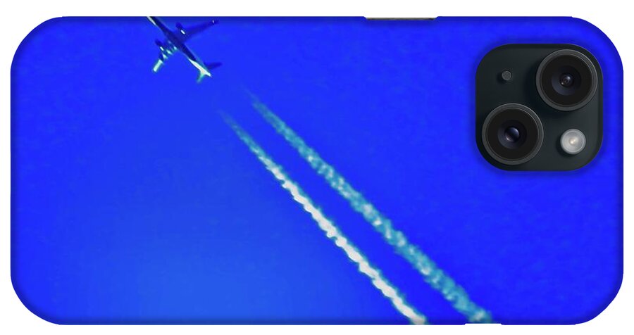 Aircraft iPhone Case featuring the photograph The Wild Blue Yonder by Judy Kennedy