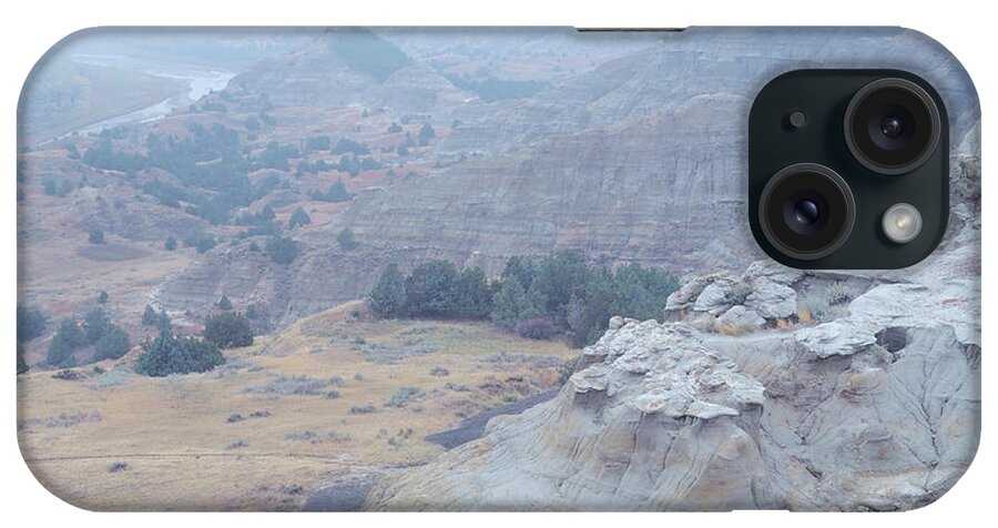 Theodore Roosevelt National Park Rocky Valley iPhone Case featuring the photograph Theodore Roosevelt National Park35 by Gordon Semmens