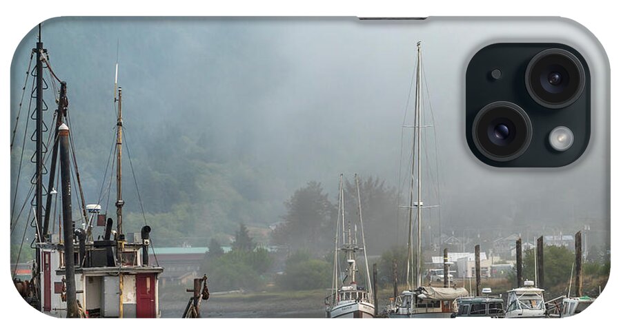 Boats iPhone Case featuring the photograph Tillamook Bay In The Fog by Bill Gallagher