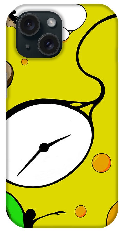 Clocks iPhone Case featuring the drawing Time Lapse by Craig Tilley