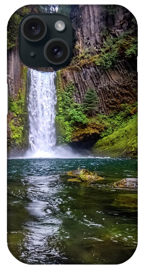 Toketee Falls iPhone Case featuring the photograph Toketee Falls Oregon  by Joe Kopp