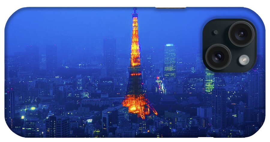 Tokyo Tower iPhone Case featuring the photograph Tokyo Tower In Fog by Arthit Somsakul