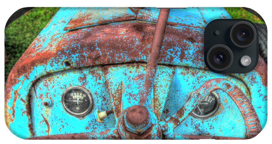 Tractor Seat 2 iPhone Case featuring the photograph Tractor Seat 2 by Robert Goldwitz