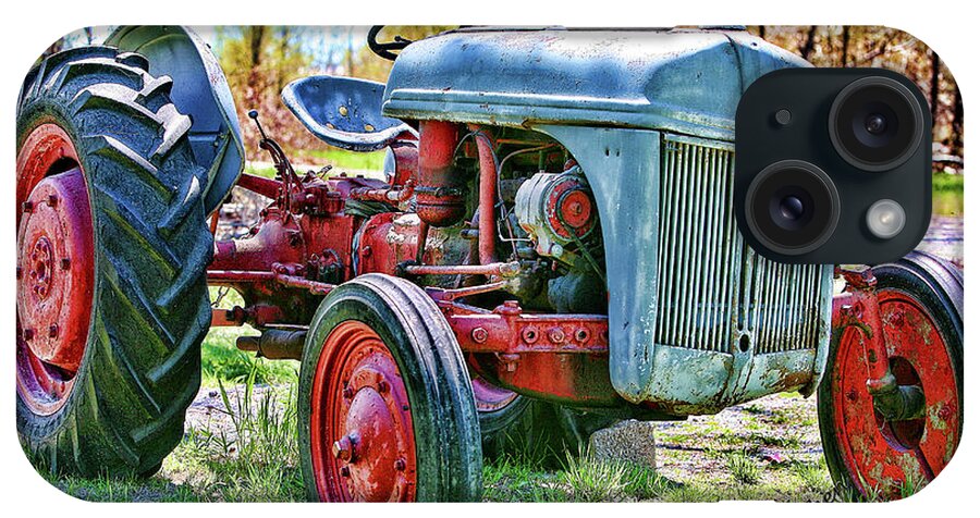 Tractor Photograph iPhone Case featuring the photograph Tractor by Stephen Goodhue