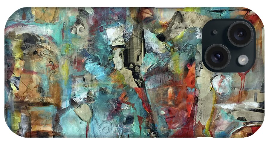  iPhone Case featuring the mixed media Transformation by Val Zee McCune