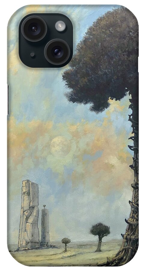 Trees iPhone Case featuring the painting Transition by William Stoneham