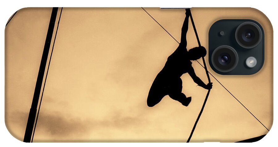 Trapeze Circus iPhone Case featuring the photograph Trapeze #2 by Neil Pankler