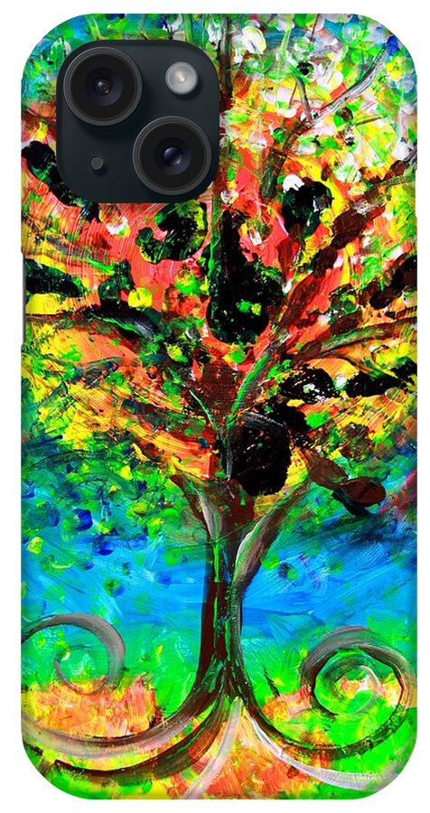 Tree iPhone Case featuring the painting Tree of Faith by J Vincent Scarpace