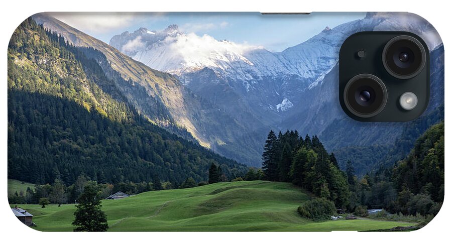 Nature iPhone Case featuring the photograph Trettachtal, Allgaeu by Andreas Levi