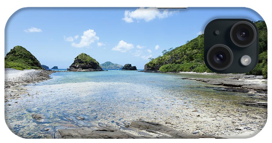 Scenics iPhone Case featuring the photograph Tropical Beach At Low Tide On A Coral by Ippei Naoi