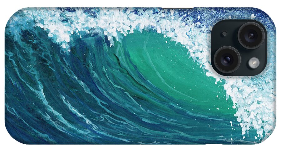 Seascape iPhone Case featuring the painting Tubular by Darice Machel McGuire