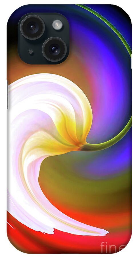 Tulip iPhone Case featuring the photograph Tulip Twirl by Anita Pollak