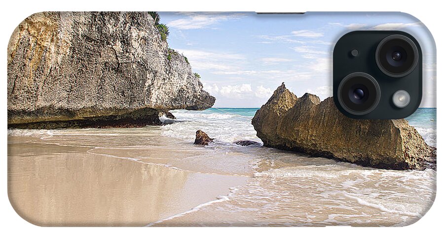 Tranquility iPhone Case featuring the photograph Tulum by Fabian Jurado's Photography.