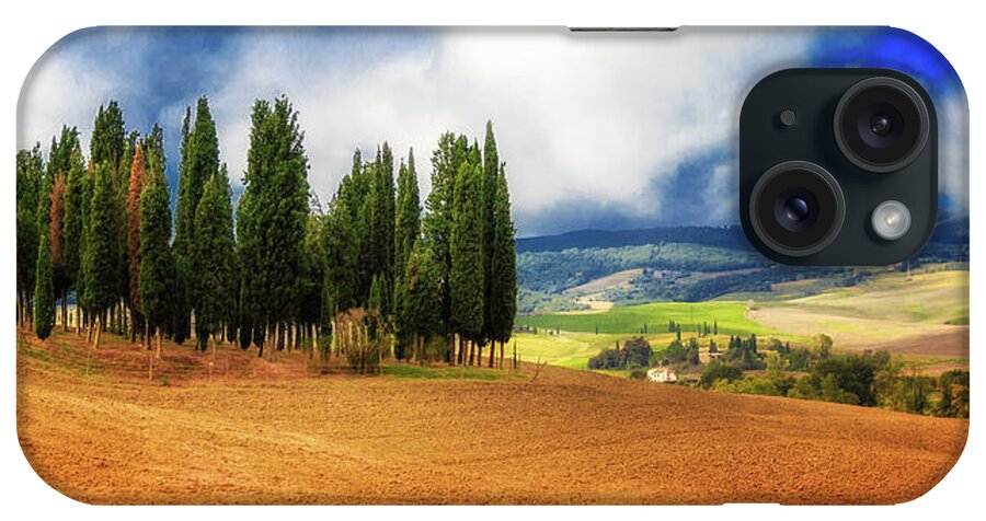 Tuscany iPhone Case featuring the photograph Tuscan Landscape by Lev Kaytsner