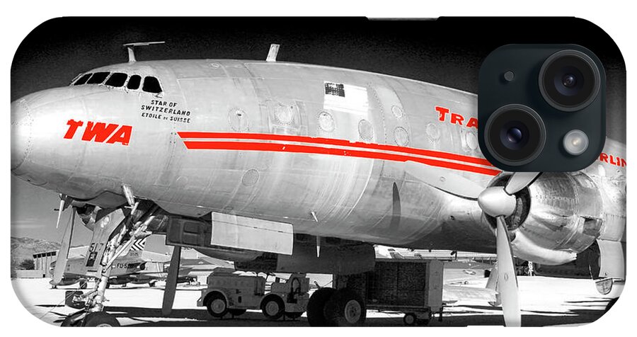 Twa iPhone Case featuring the photograph TWA Constellation by Chris Smith