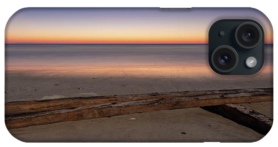 Shipwreck iPhone Case featuring the photograph Twilight Assateague Island Shipwreck I by William Dickman