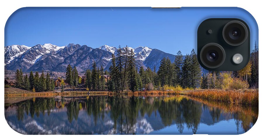 Reflection iPhone Case featuring the photograph Twilight Lake by Jen Manganello