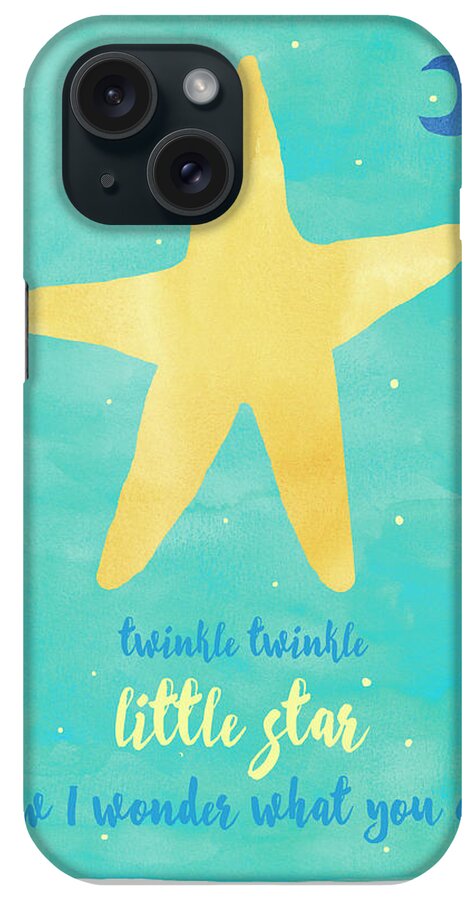 Juvenile iPhone Case featuring the mixed media Twinkle by Erin Clark