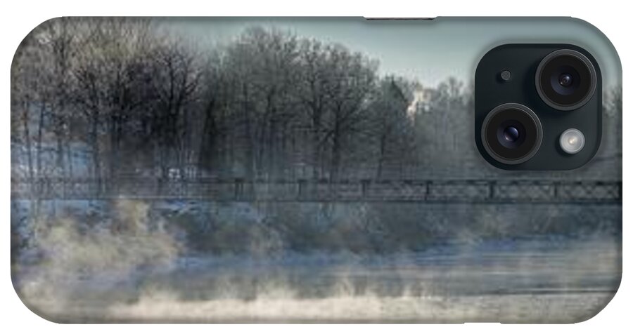 Two Cent Bridge iPhone Case featuring the photograph Two Cent Bridge at -5F by John Meader