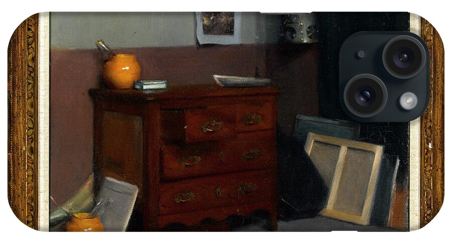 Art iPhone Case featuring the painting Two Little Pots by Albert De Belleroche