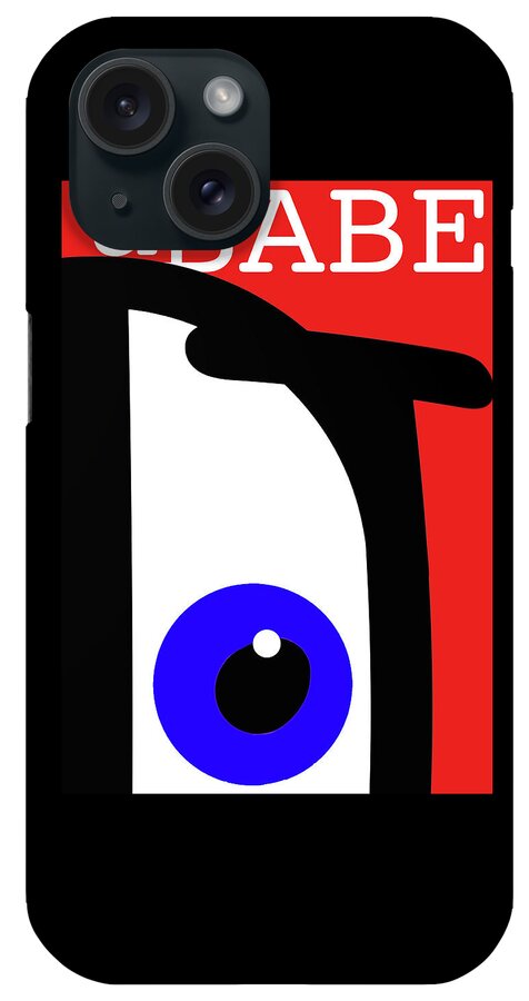 Ubabe Poster iPhone Case featuring the digital art Ubabe French by Ubabe Style