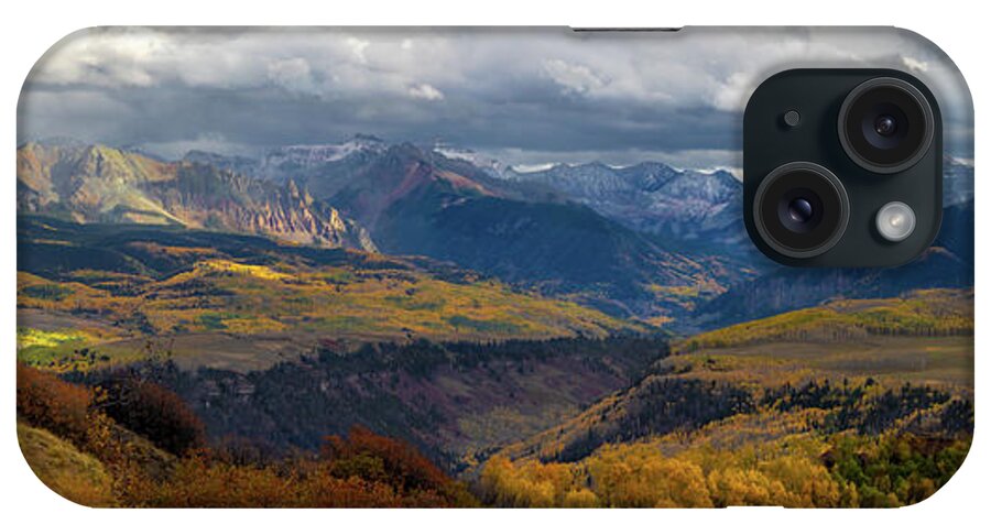 Telluride iPhone Case featuring the photograph Uncompahgre Pano Sunset by Norma Brandsberg