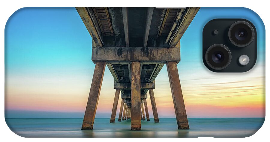 Pier iPhone Case featuring the photograph Under the Pier by Mike Whalen