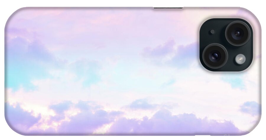 Photography iPhone Case featuring the photograph Unicorn Pastel Clouds #1 #decor #art by Anitas and Bellas Art