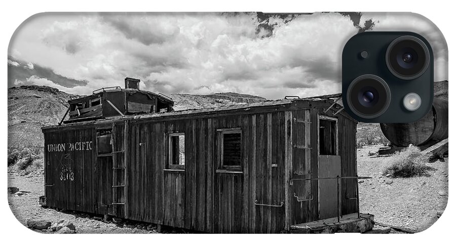 Union Pacific iPhone Case featuring the photograph Union Pacific Caboose by Mike Ronnebeck