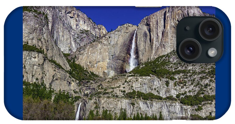 Beauty iPhone Case featuring the photograph Upper and Lower Yosemite Falls by Roslyn Wilkins