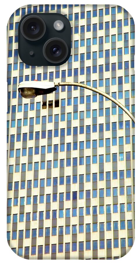 Outdoors iPhone Case featuring the photograph Urban Light In New York Street by Angus Ford-robertson
