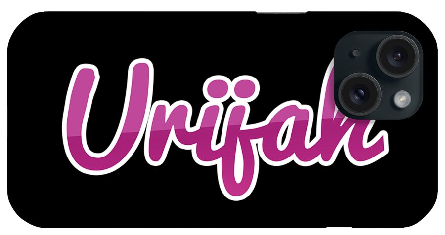 Urijah iPhone Case featuring the digital art Urijah #Urijah by TintoDesigns