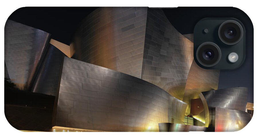 Estock iPhone Case featuring the digital art Usa, California, Los Angeles, Walt Disney Concert Hall, Architect Frank Gehry by Markus Lange