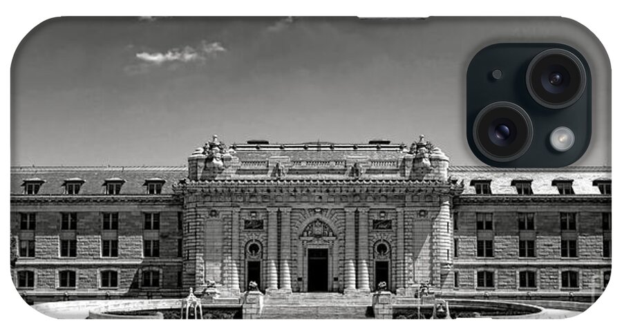 Bancroft iPhone Case featuring the photograph USNA Bancroft Hall by Olivier Le Queinec