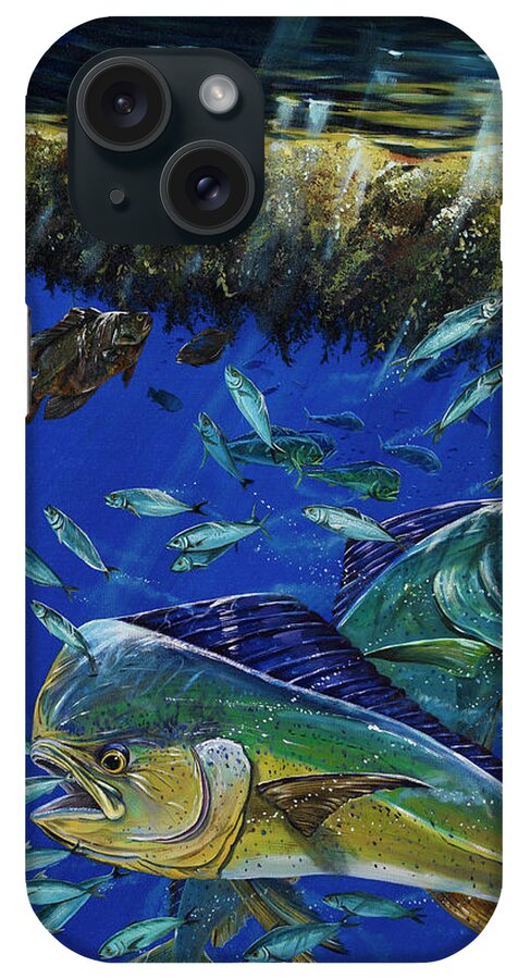 Mahi Mahi iPhone Case featuring the painting Utopia by Mark Ray