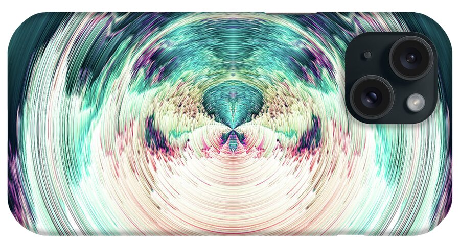 Pastel iPhone Case featuring the digital art Vaporb by Jennifer Walsh
