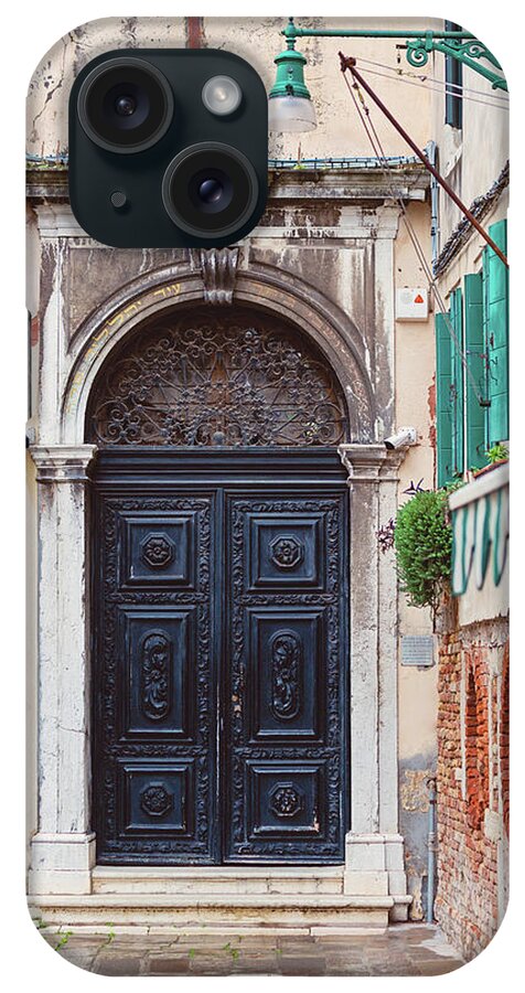Venice iPhone Case featuring the photograph Venice Italy Doors #2 by Melanie Alexandra Price