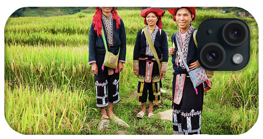 Bac Ha iPhone Case featuring the photograph Vietnamese Minority People - Women From by Hadynyah