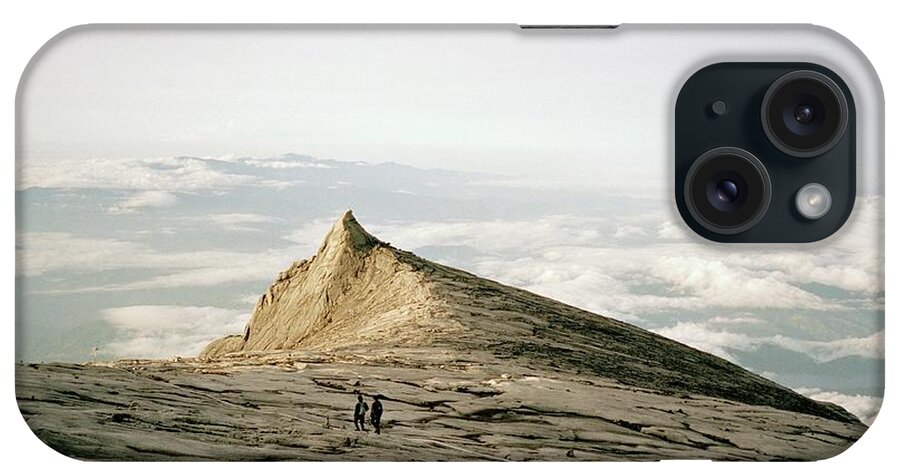 Island Of Borneo iPhone Case featuring the photograph View Of Mount Kinabalu, Sabah, Borneo by Marc Volk