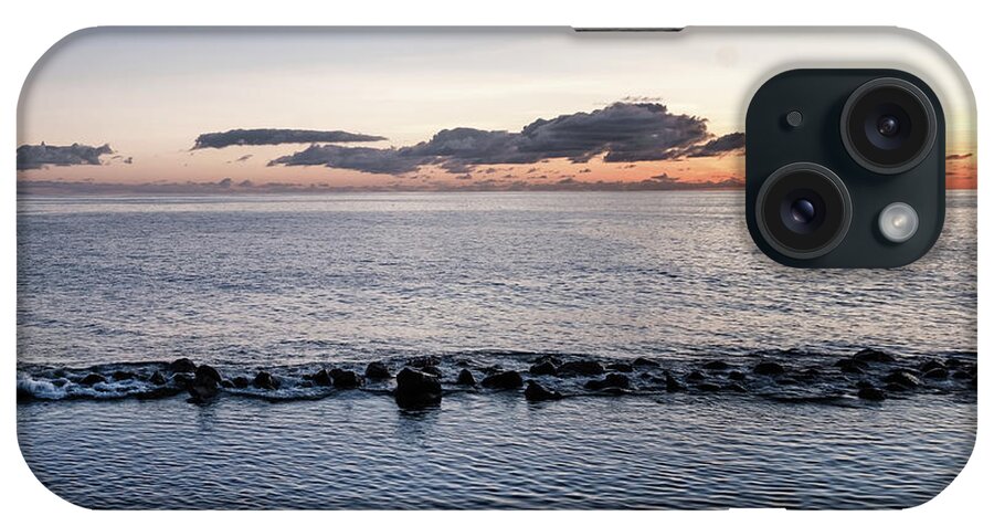 Ip_71321197 iPhone Case featuring the photograph View Of The Atlantic Ocean On The Coast Of El Remo At Sunset, La Palma, Canary Islands, Spain, Europe by Sonia Aumiller